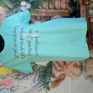 👕 Wash Pray Germs Turquoise T-Shirt